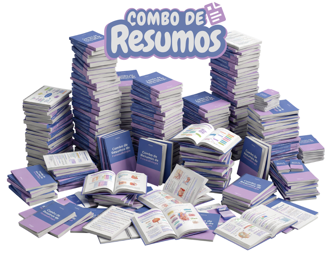 Mais de 125 materiais do Combo de Resumos de Fonoaudiologia
